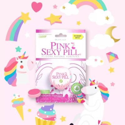 Pink Sexy Pill - 2 Tabletas 750mg - Plus sensibilidad, Plus orgasmos