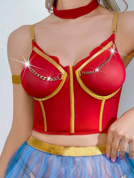 Lenceria Princesas Disney Conjunto Baby Doll Calidad Premium
